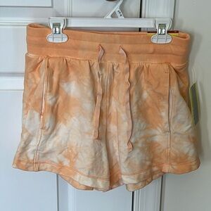 NWT ALL IN MOTION FRENCH TERRY HIGH RISE SHORTS